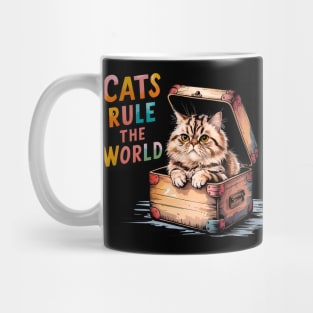 Purrrfect friends cats are family Mug